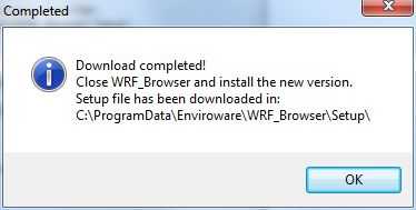 Download completed